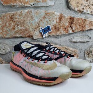 Nike KD 6 Elite Gold Athletic Basketball Mens Sz 12 Very RARE PROMO SAMPLE Shoes